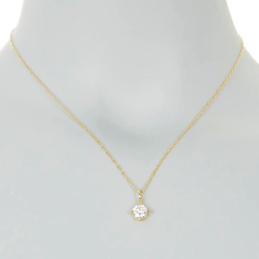 Nwot Nadri Round Cut Cz Pendant Necklace 55$